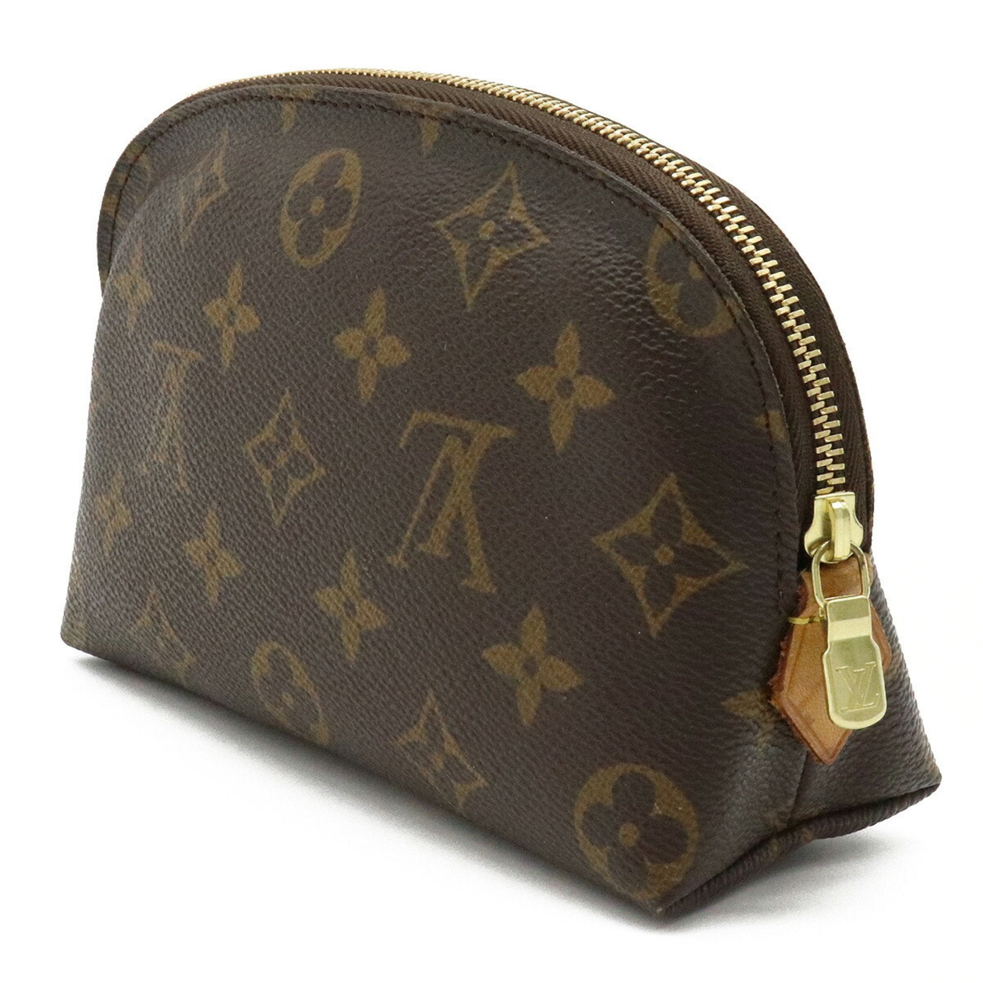 Louis Vuitton Brown Canvas Cosmetic pouch clutch bag