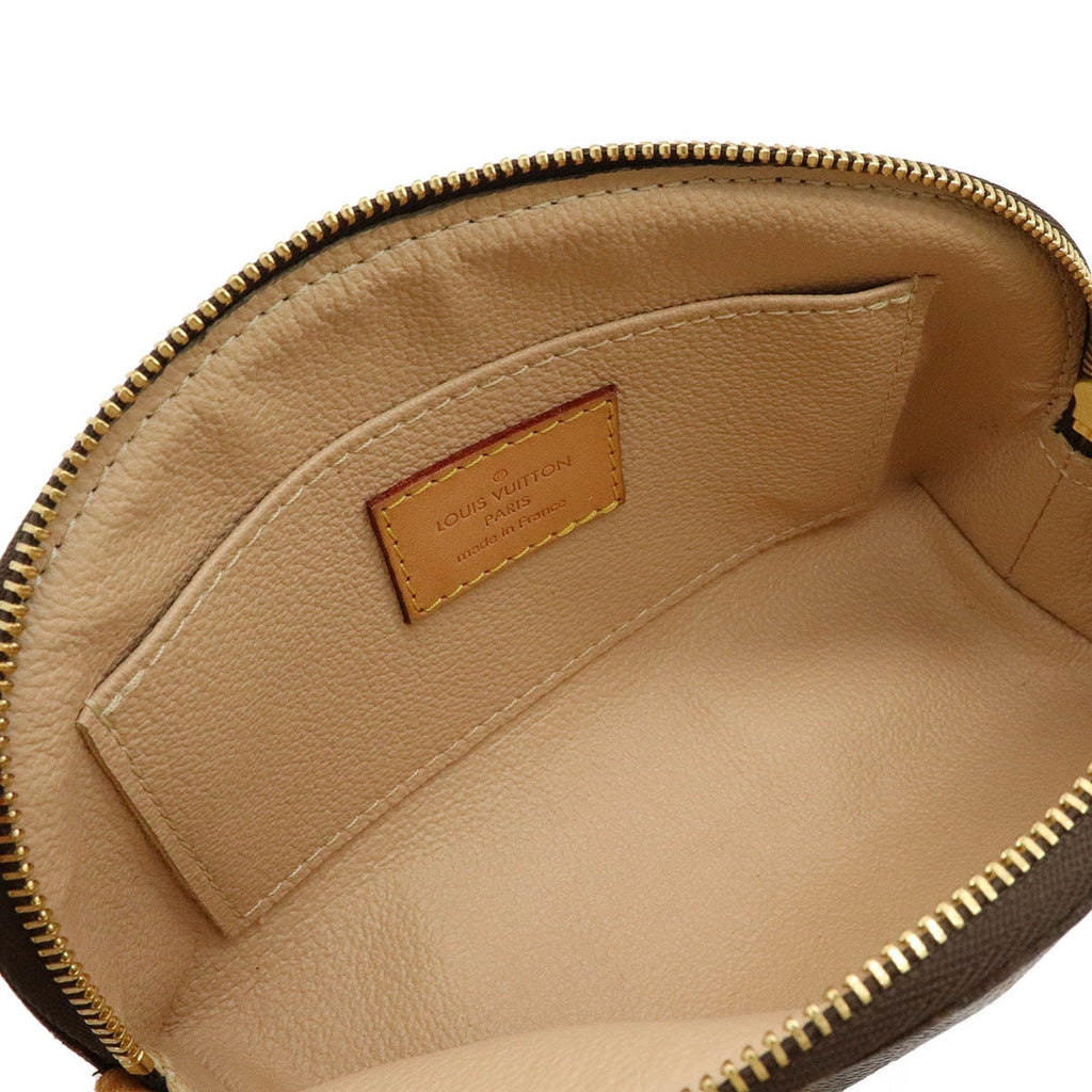Louis Vuitton Brown Canvas Cosmetic pouch clutch bag