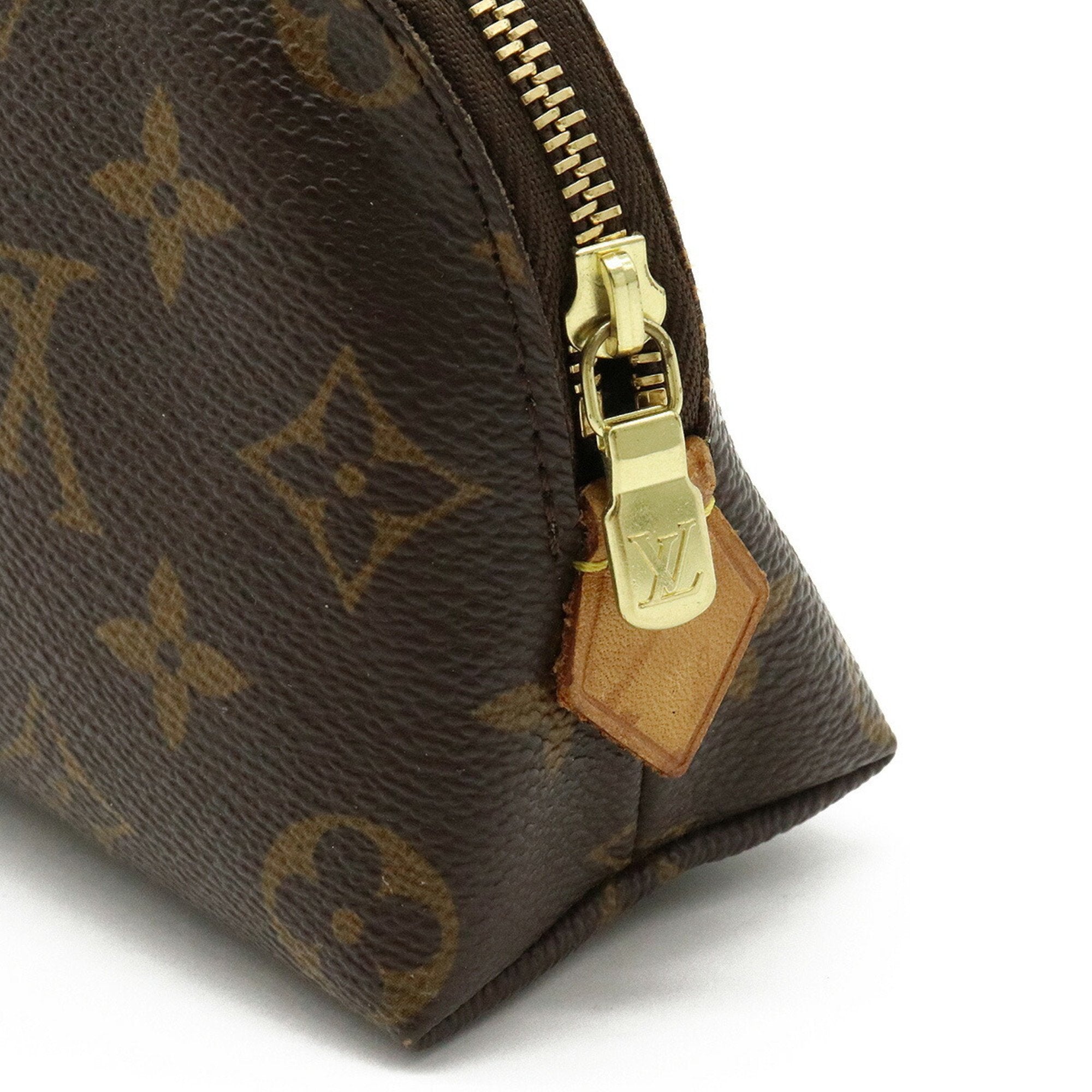 Louis Vuitton Brown Canvas Cosmetic pouch clutch bag