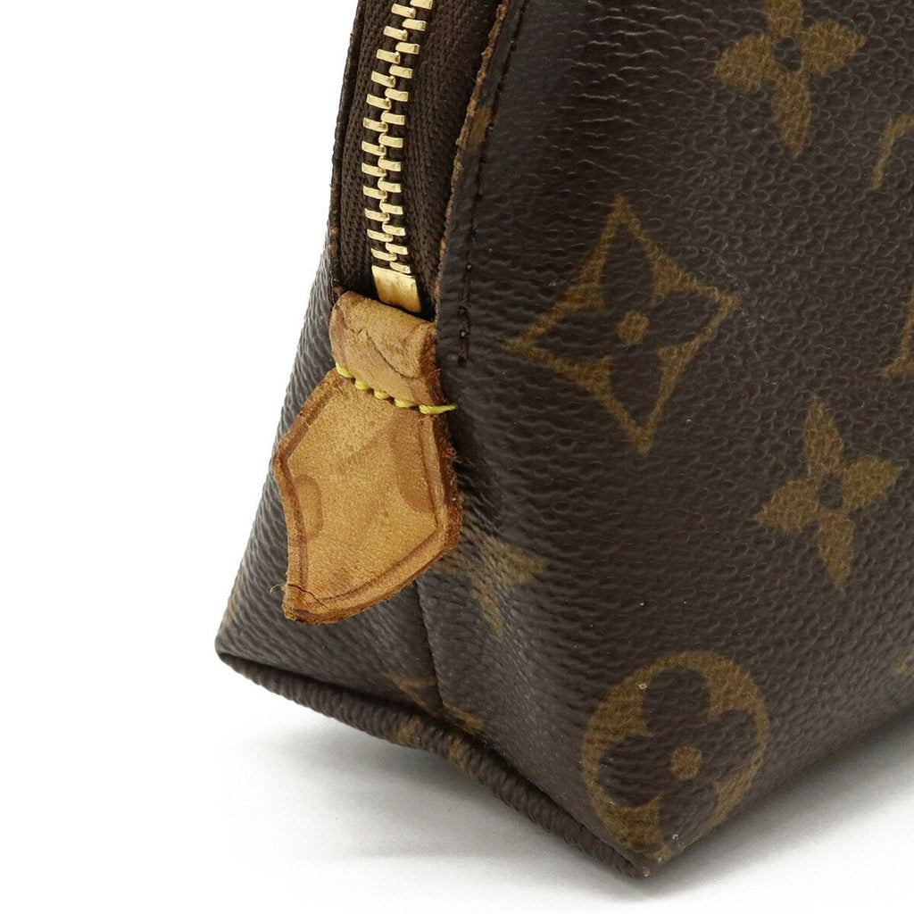 Louis Vuitton Brown Canvas Cosmetic pouch clutch bag