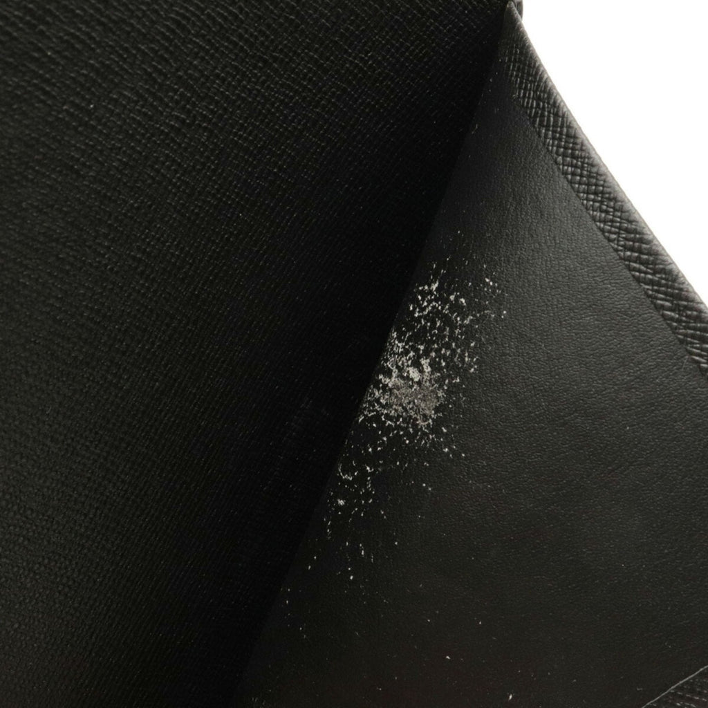 Louis Vuitton Black Leather Couverture agenda de poche wallet accessories