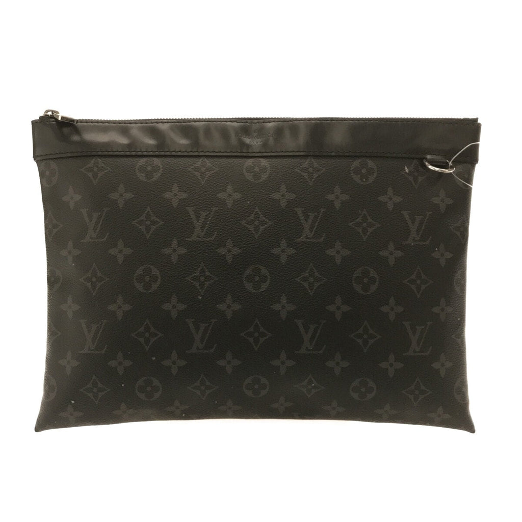 Louis Vuitton Black Canvas POCHETTE DISCOVERY clutch bag