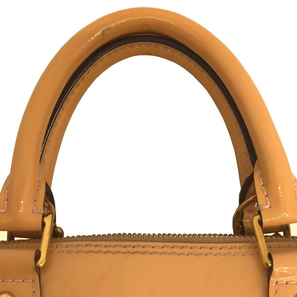 Louis Vuitton Beige Patent leather Alma handbag bag