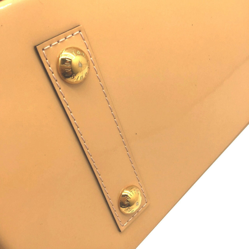 Louis Vuitton Beige Patent leather Alma handbag bag