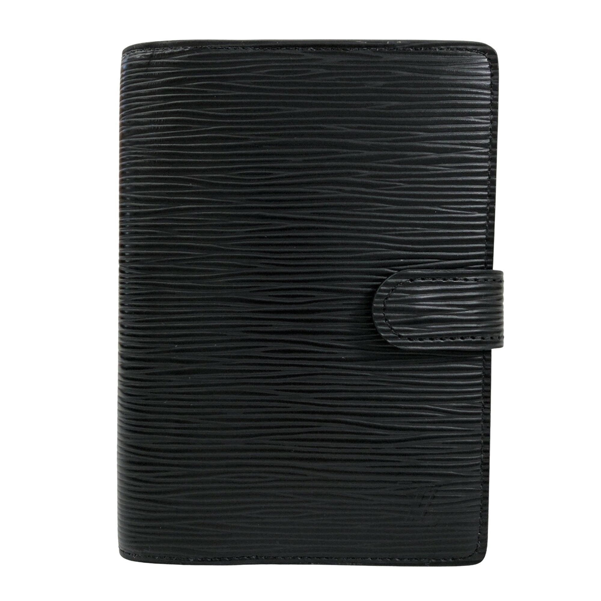 Louis Vuitton Black Leather Viennois wallet accessories