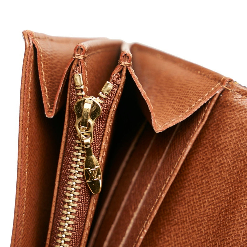 Louis Vuitton Brown Canvas Pallas wallet accessories