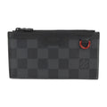 Louis Vuitton Gray Canvas Card case clutch bag