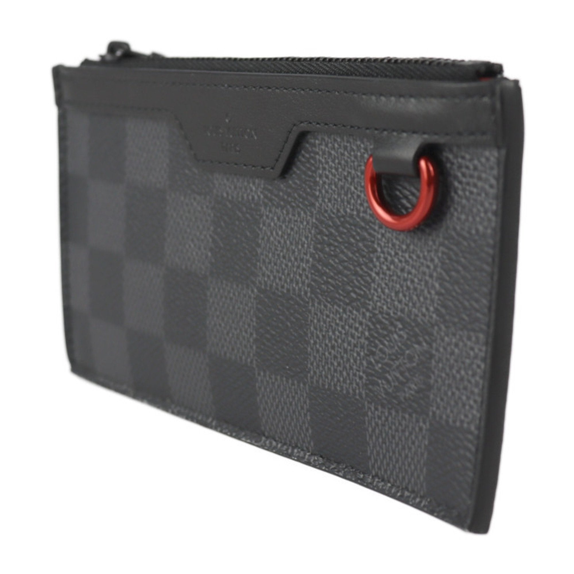 Louis Vuitton Gray Canvas Card case clutch bag