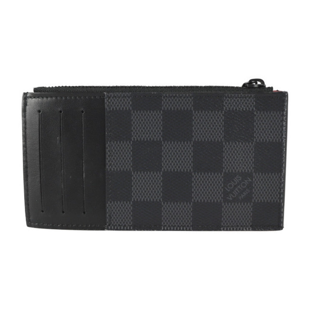 Louis Vuitton Gray Canvas Card case clutch bag
