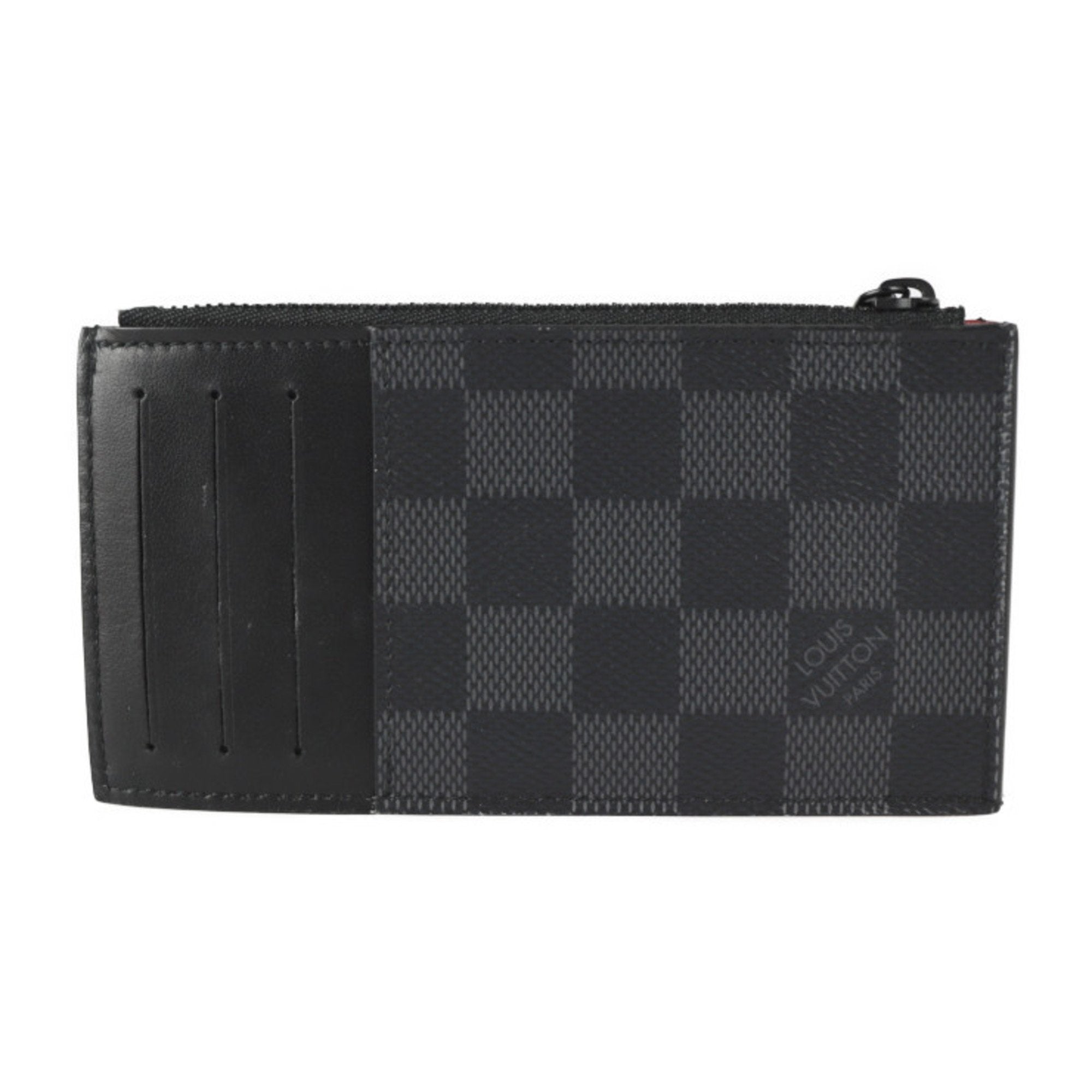 Louis Vuitton Gray Canvas Card case clutch bag