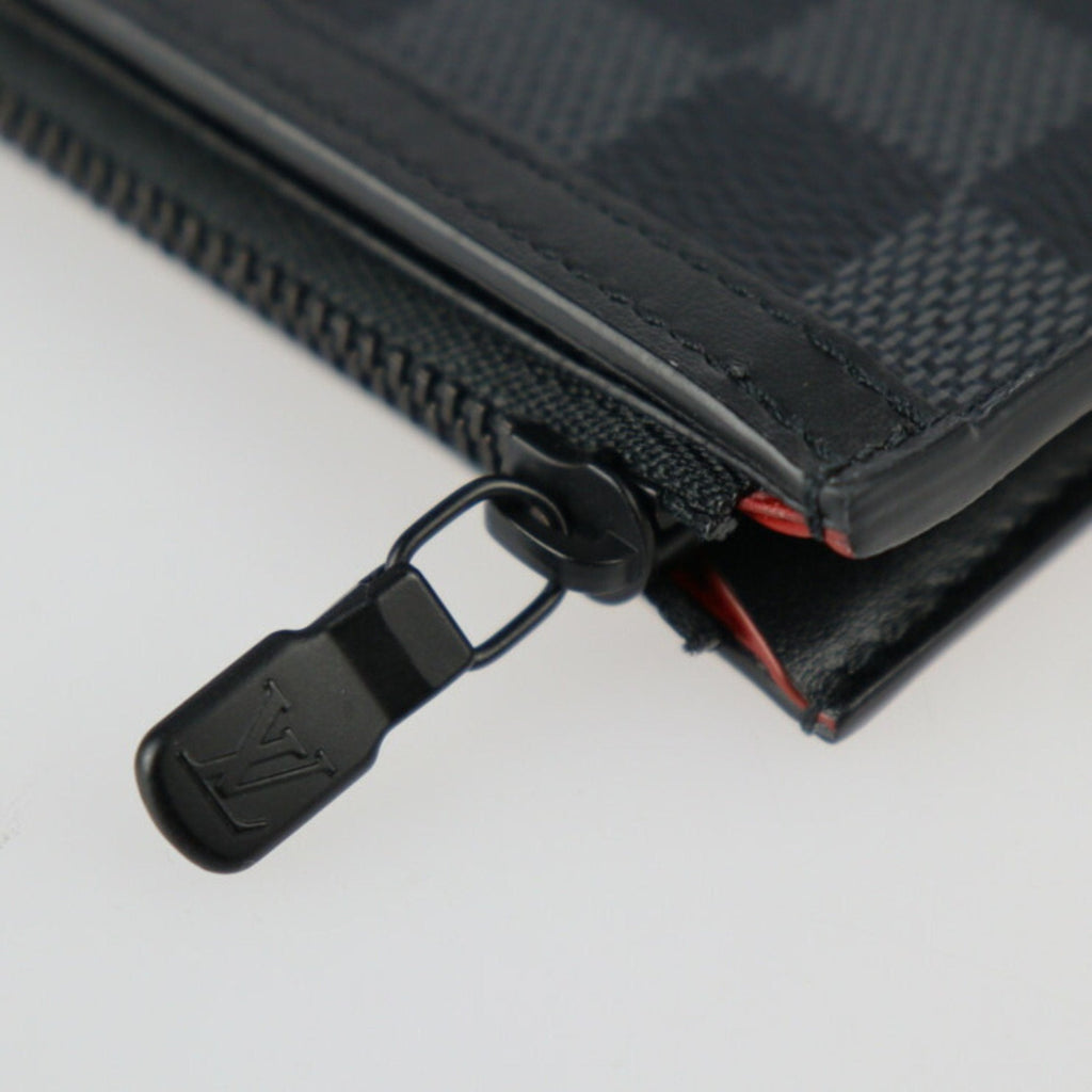 Louis Vuitton Gray Canvas Card case clutch bag
