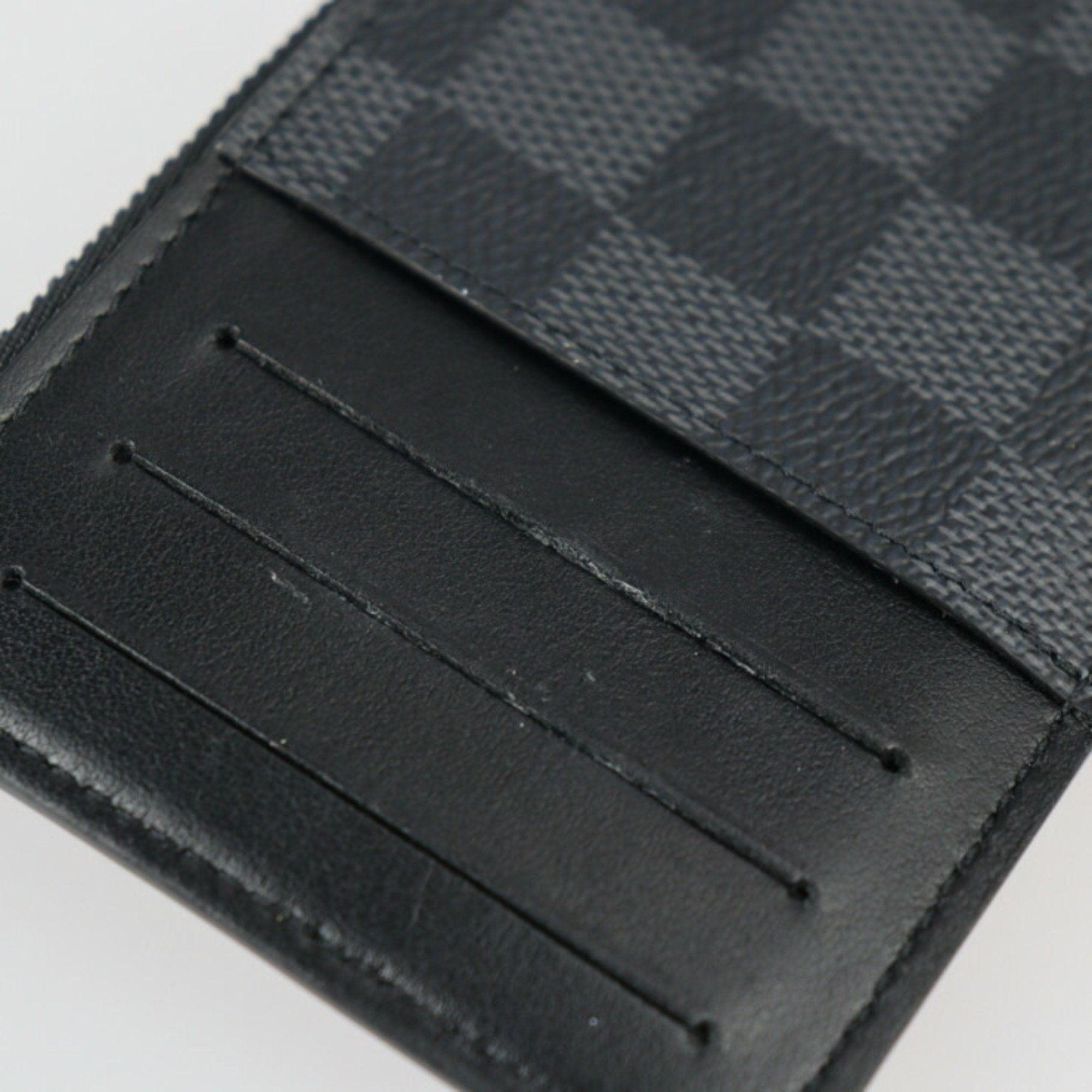 Louis Vuitton Gray Canvas Card case clutch bag