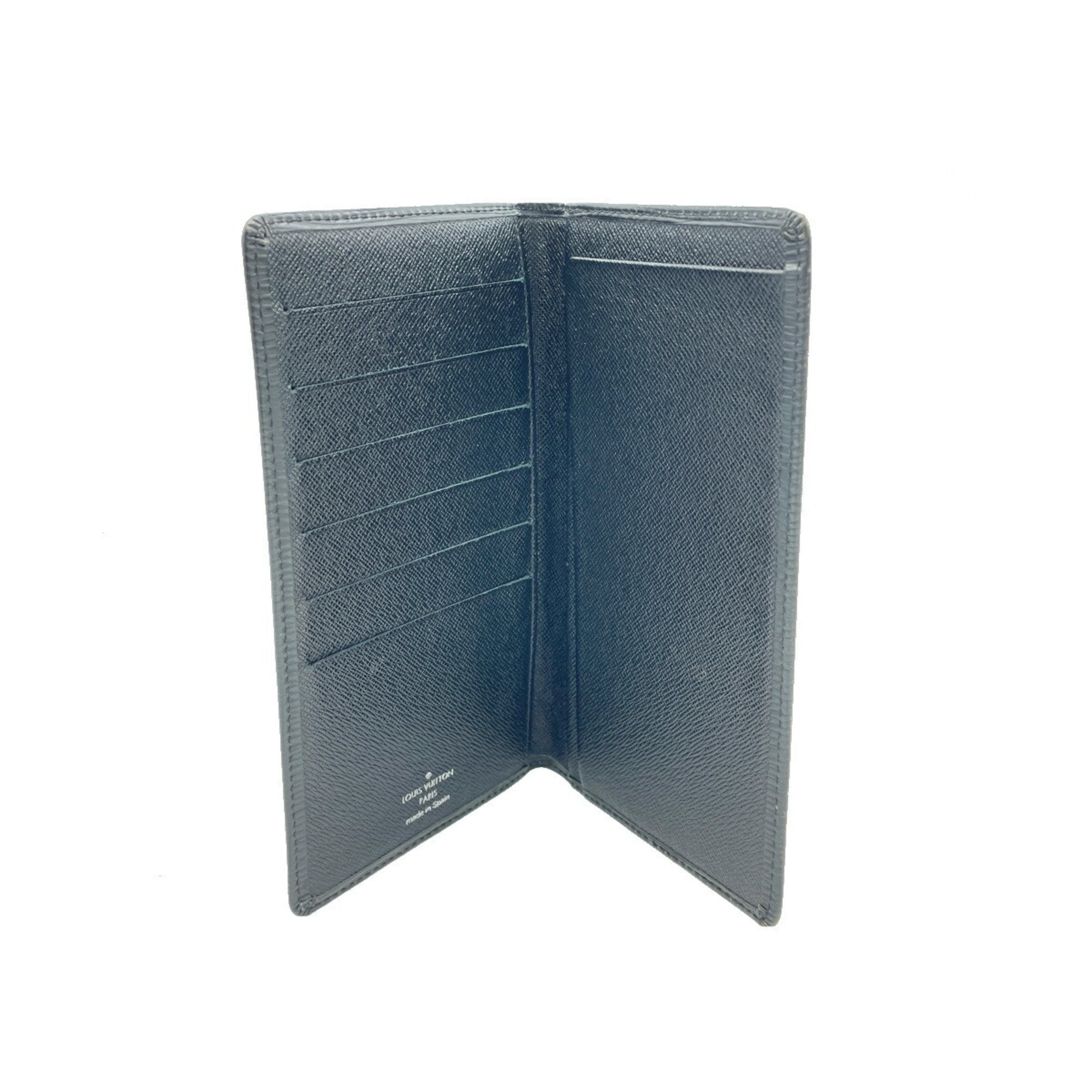 Louis Vuitton Black Leather Portefeuille wallet accessories