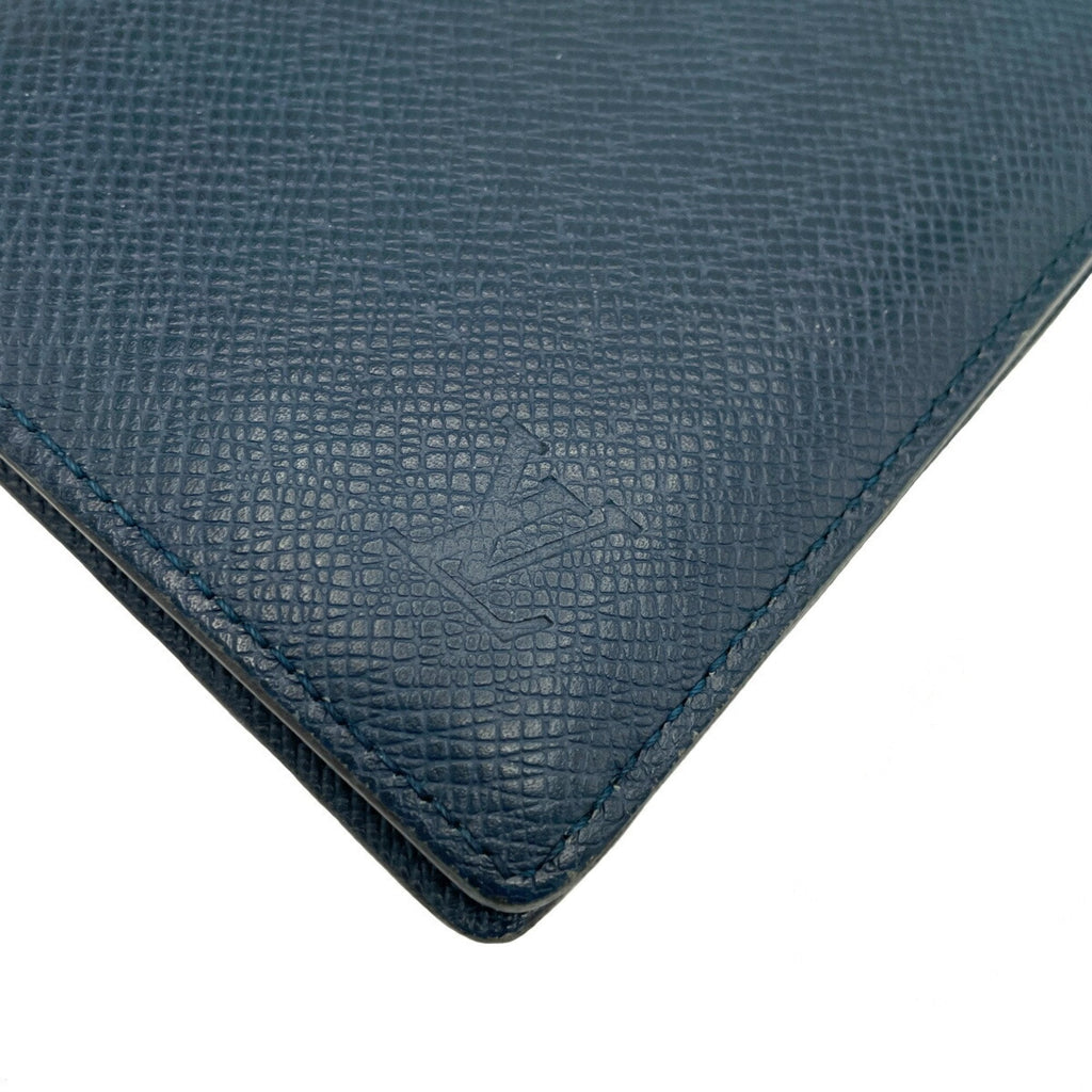 Louis Vuitton Blue Leather Brazza wallet accessories
