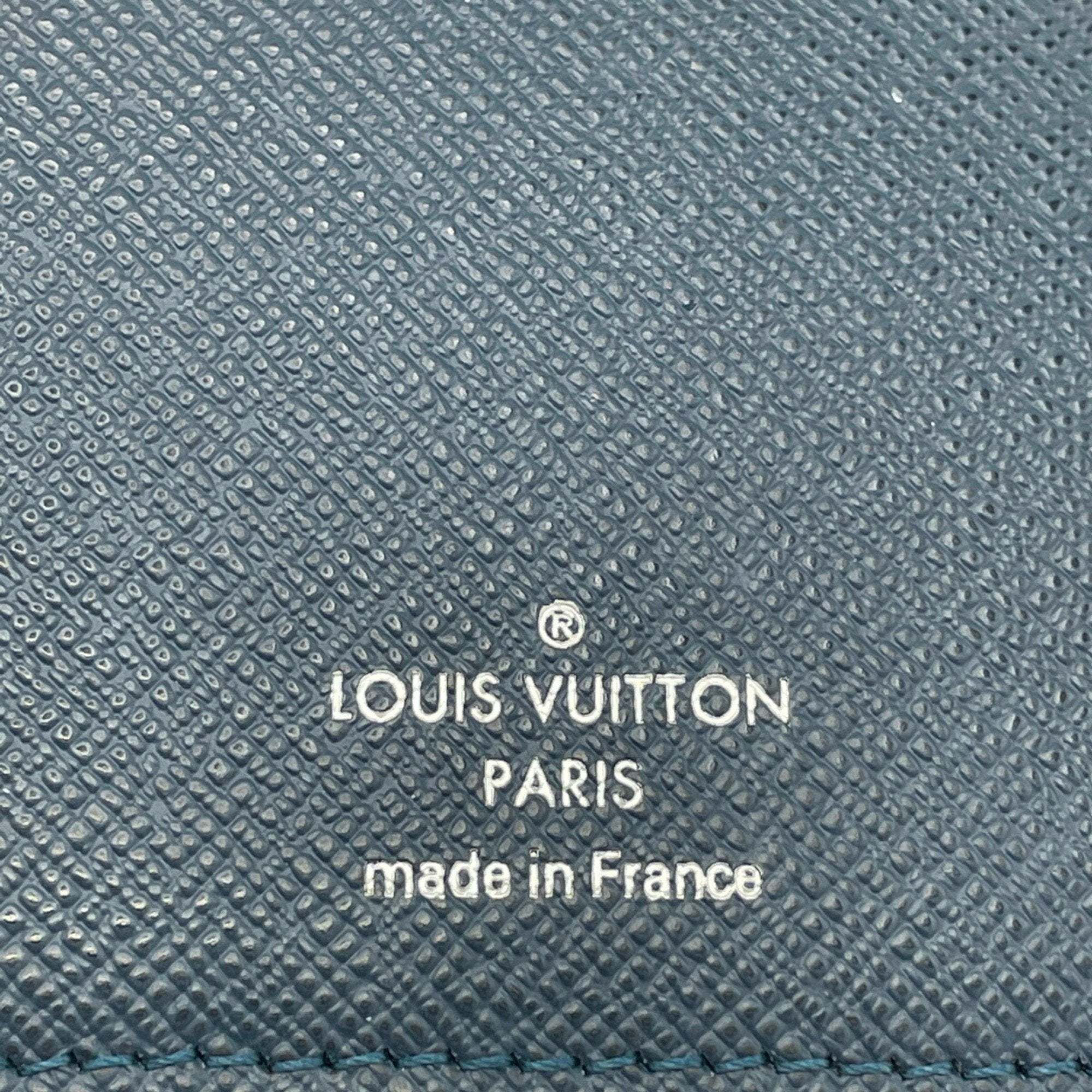 Louis Vuitton Blue Leather Brazza wallet accessories