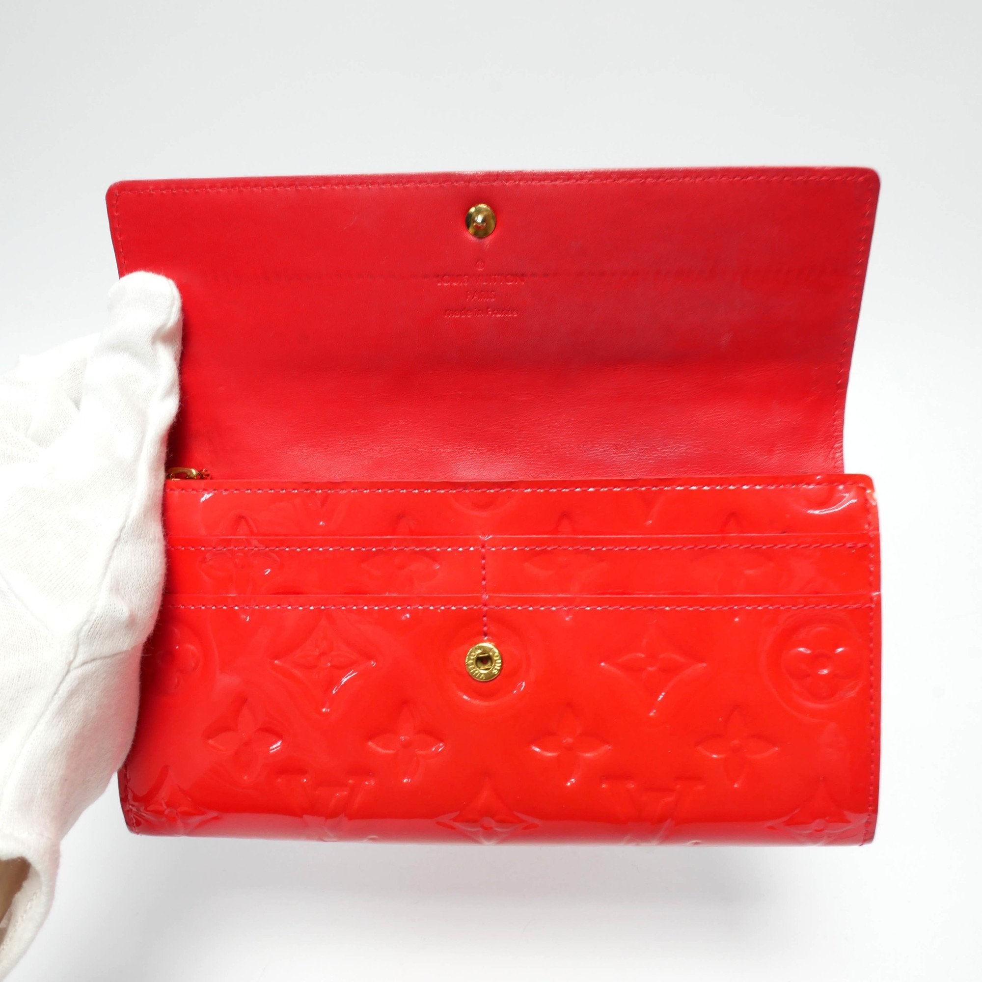 Louis Vuitton Red Canvas  wallet accessories