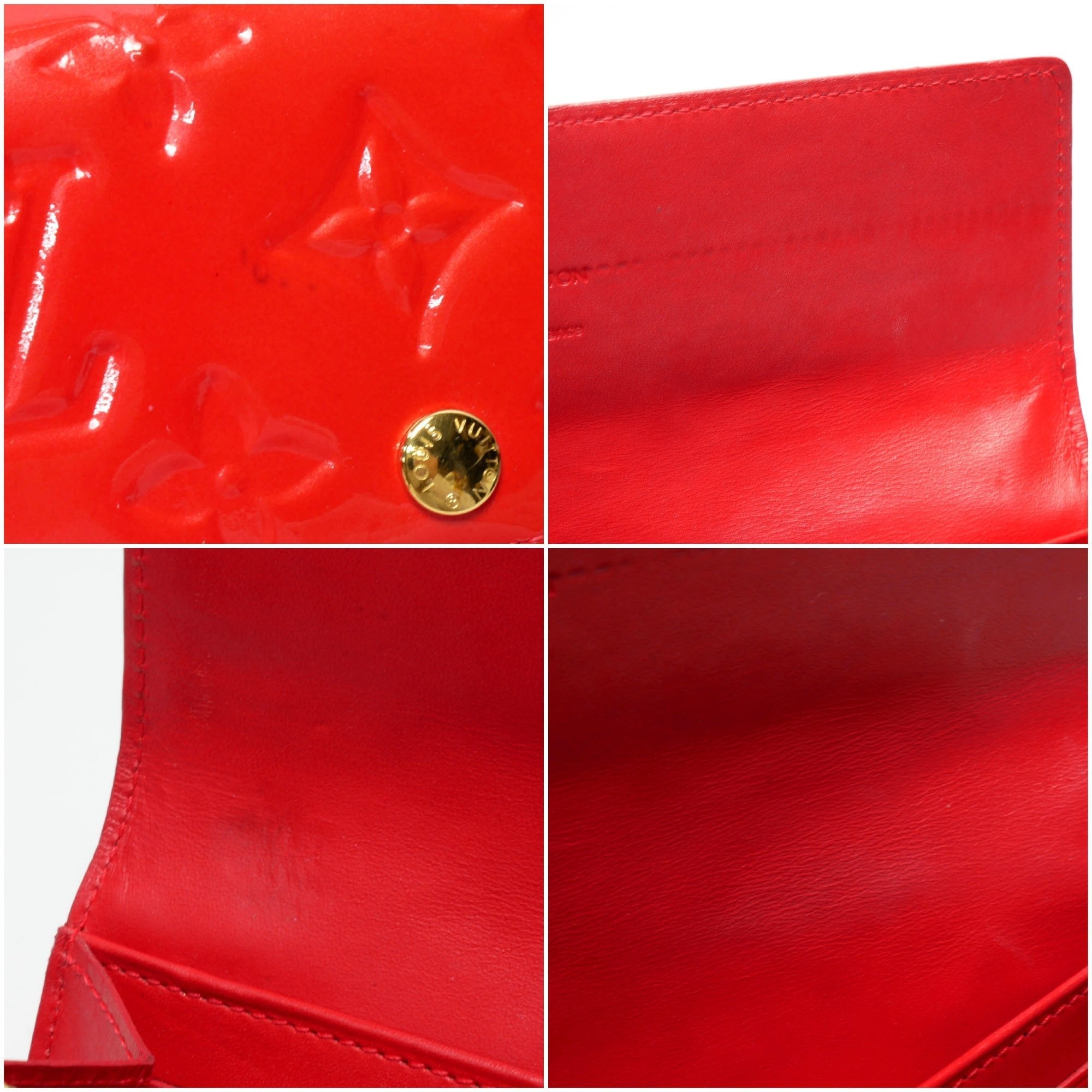 Louis Vuitton Red Canvas  wallet accessories