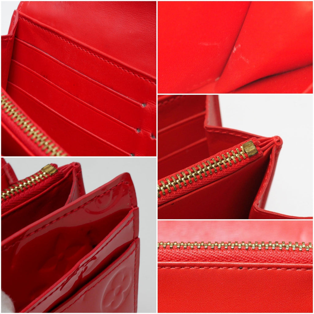 Louis Vuitton Red Canvas  wallet accessories