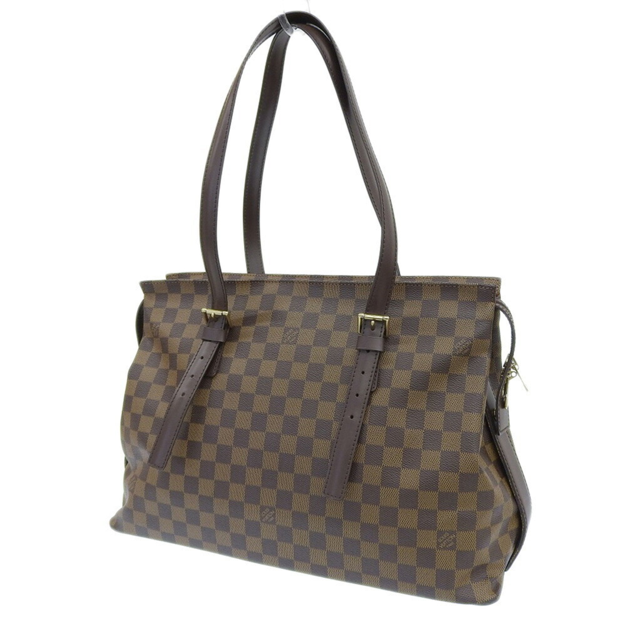 Louis Vuitton Brown Canvas Chelsea shopper bag