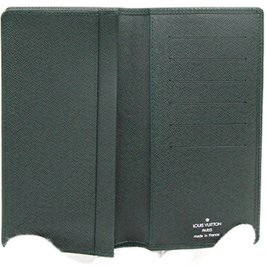 Louis Vuitton Green Leather Brazza wallet accessories