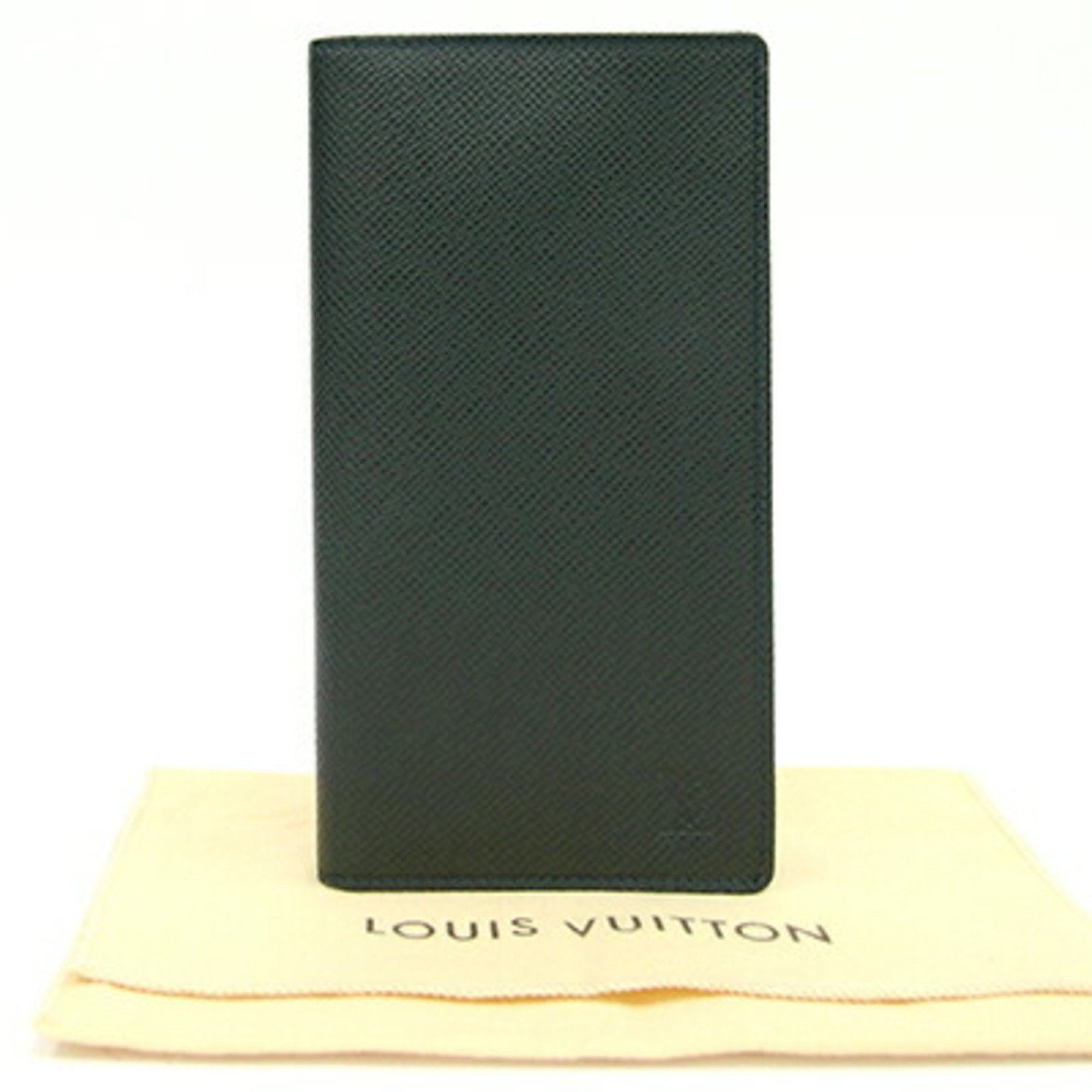 Louis Vuitton Green Leather Brazza wallet accessories