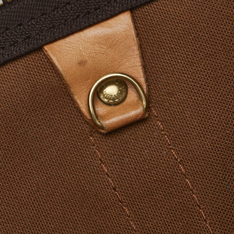 Louis Vuitton Monogram Keepall 55 Boston Bag Travel Bag M41424 Brown