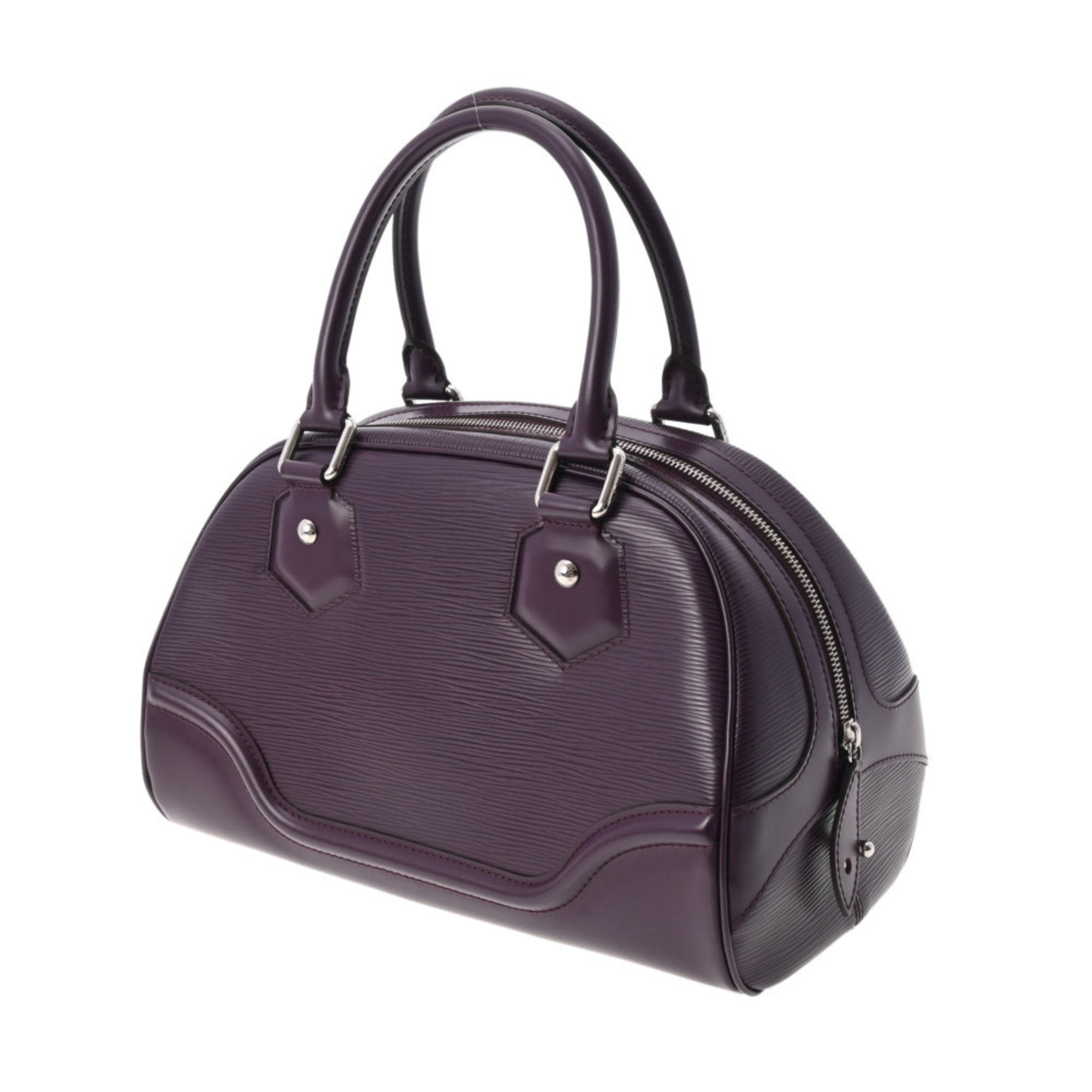 Louis Vuitton Purple Leather Montaigne PM handbag bag