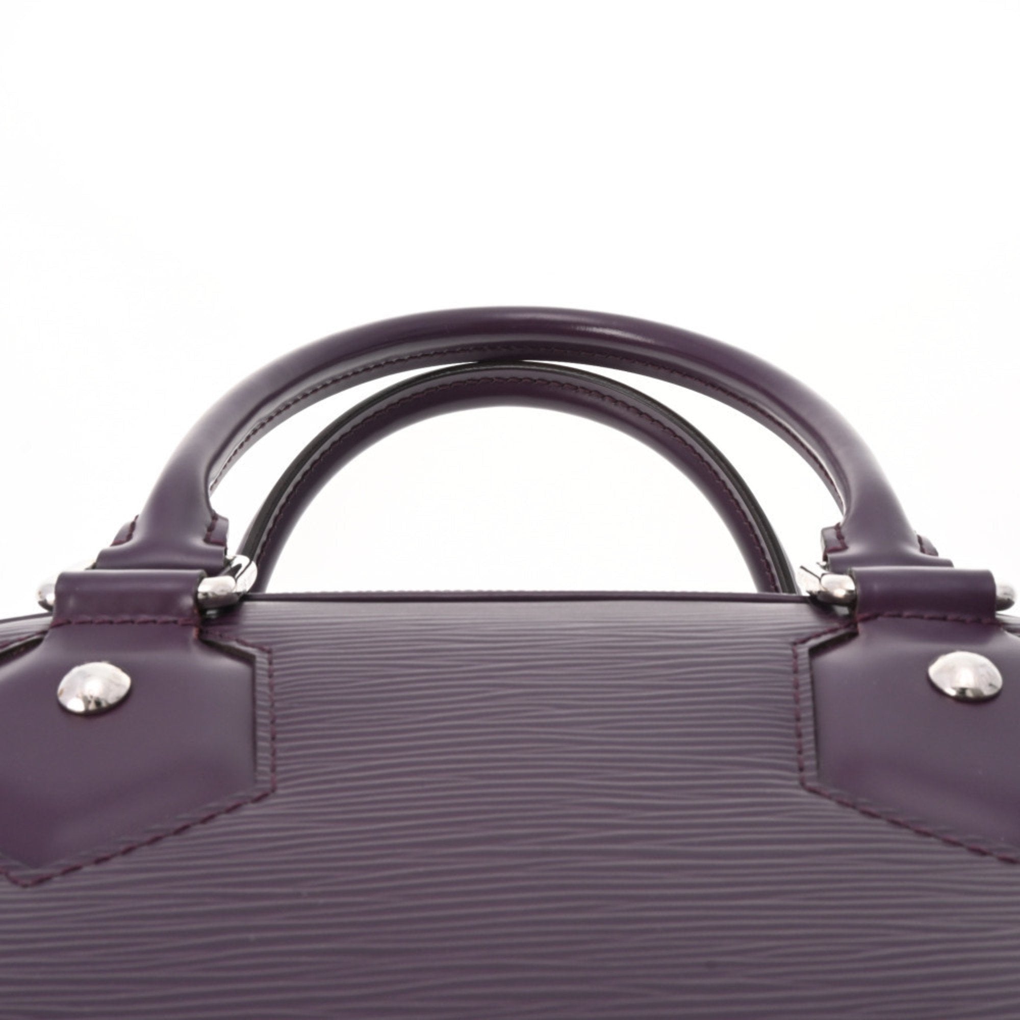 Louis Vuitton Purple Leather Montaigne PM handbag bag