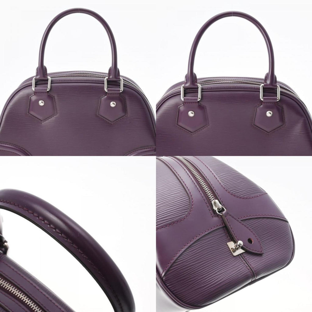 Louis Vuitton Purple Leather Montaigne PM handbag bag