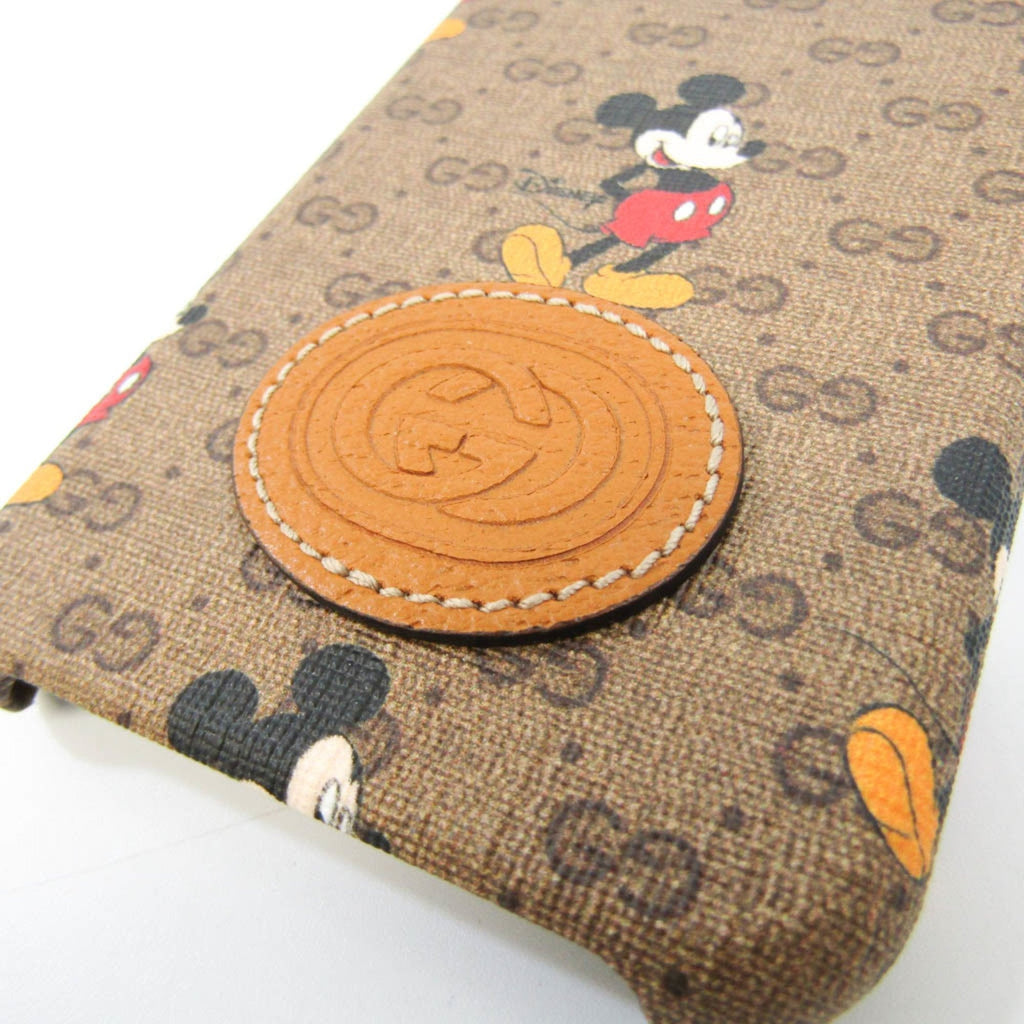Gucci Brown Canvas -- wallet accessories