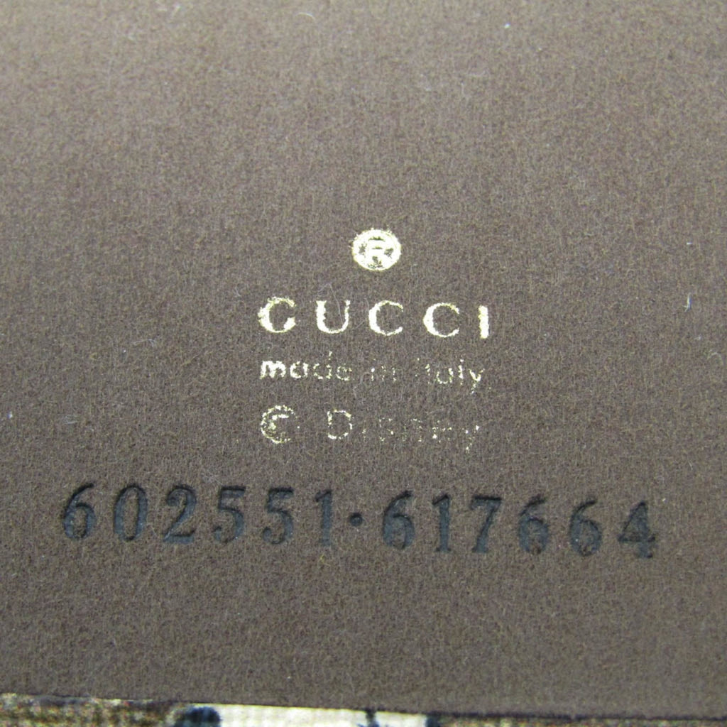 Gucci Brown Canvas -- wallet accessories
