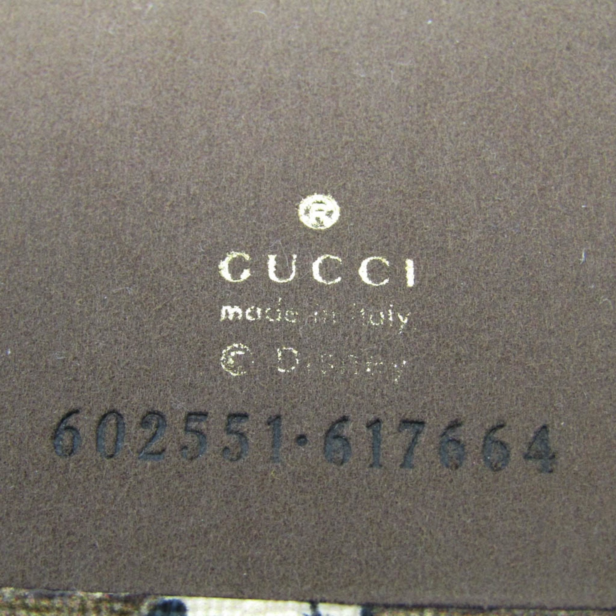 Gucci Brown Canvas -- wallet accessories