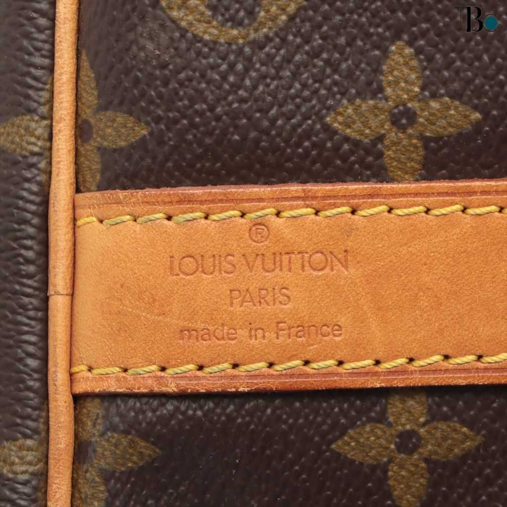 Louis Vuitton Brown Canvas Keepall Bandouliere 50 handbag bag