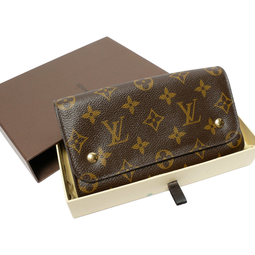 Louis Vuitton Brown Canvas Cosmetic Pouch clutch bag