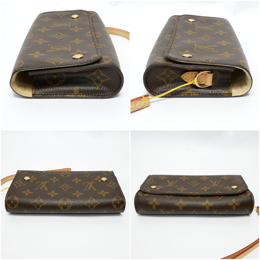 Louis Vuitton Brown Canvas Cosmetic Pouch clutch bag