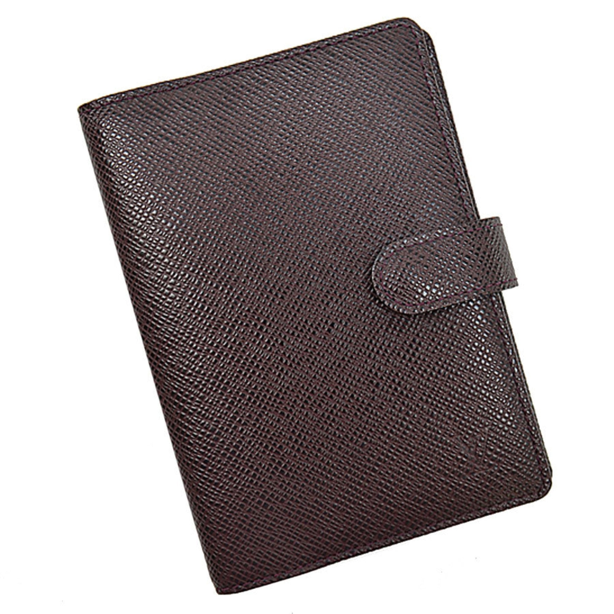 Louis Vuitton Brown Leather COUVERTURE AGENDA FONCTIONNEL PM wallet accessories