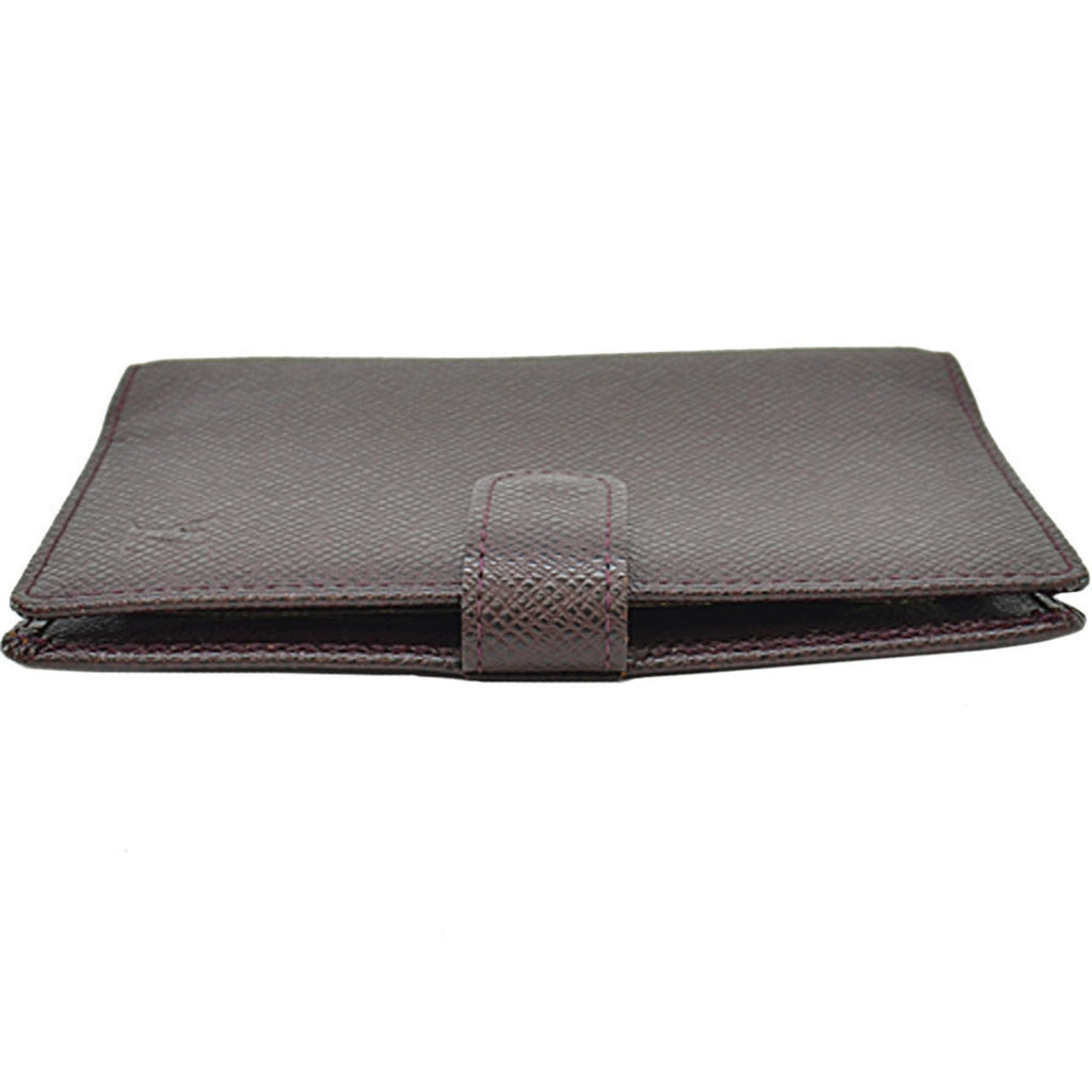 Louis Vuitton Brown Leather COUVERTURE AGENDA FONCTIONNEL PM wallet accessories