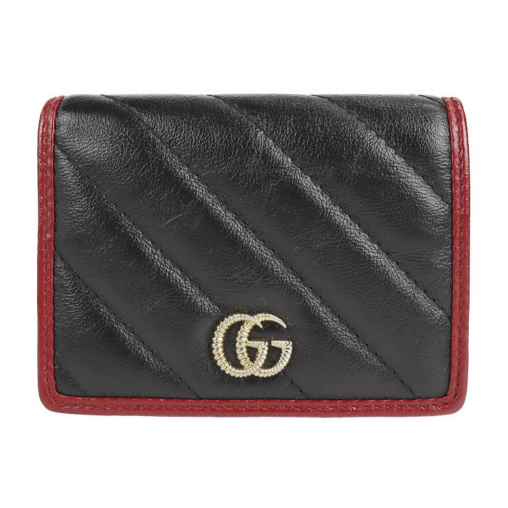 Gucci Bicolor Leather GG Marmont wallet accessories