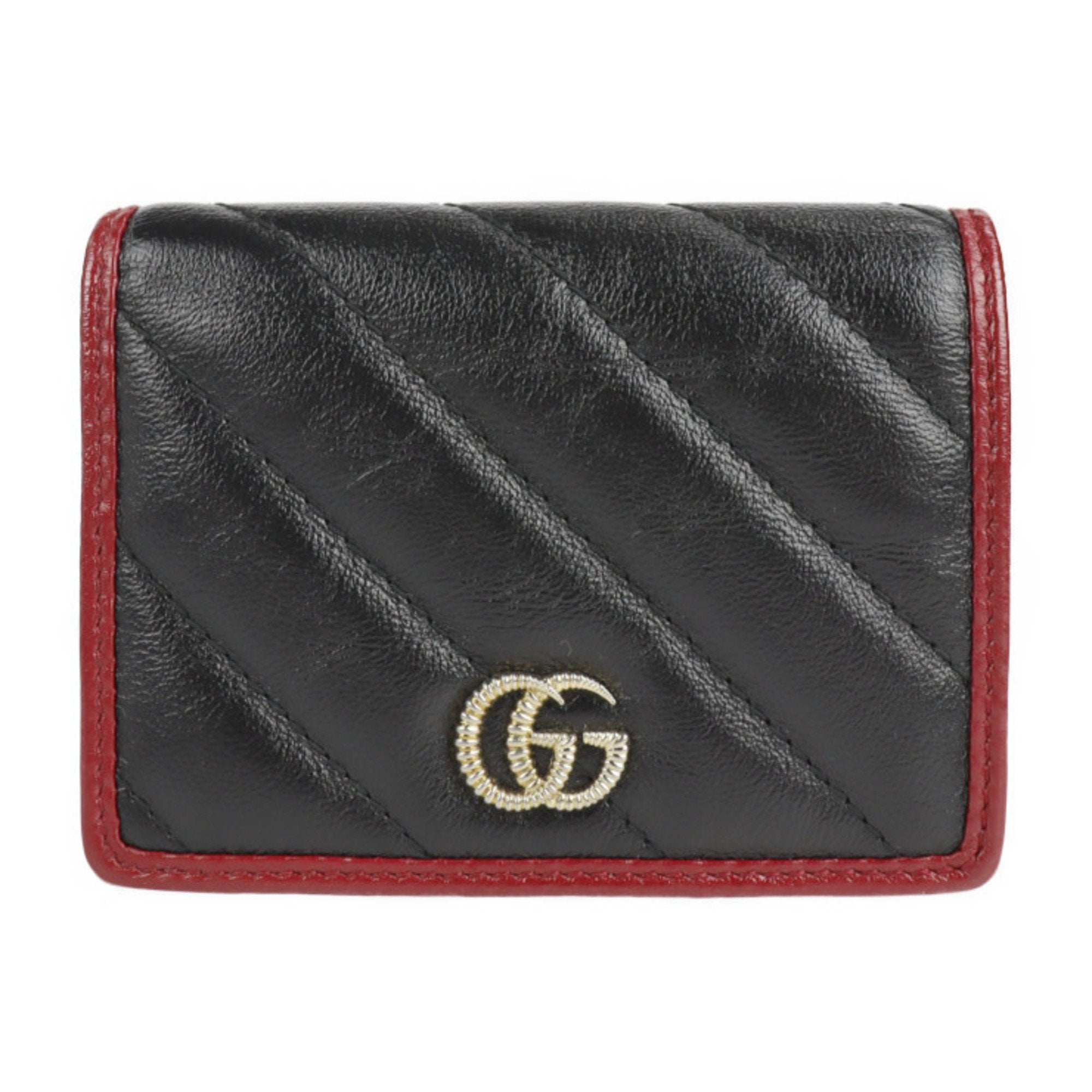 Gucci Bicolor Leather GG Marmont wallet accessories