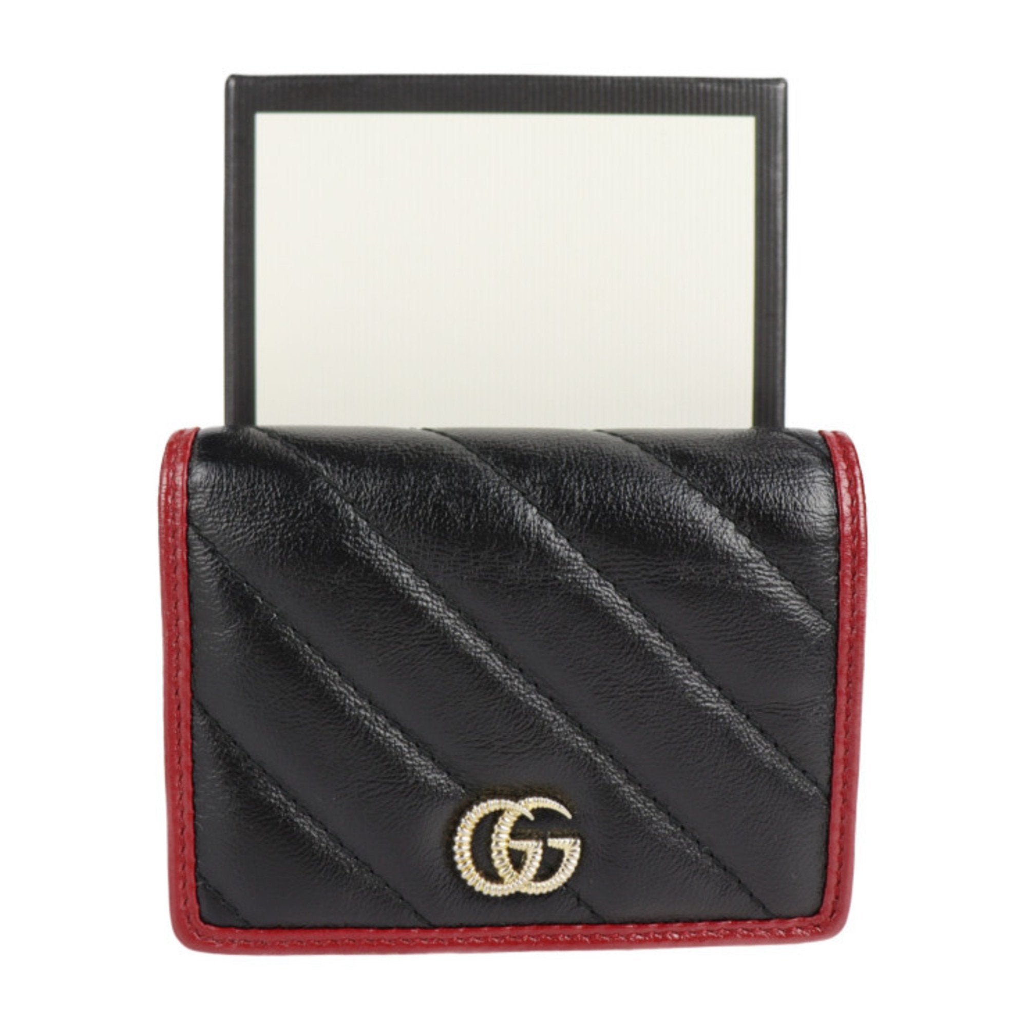 Gucci Bicolor Leather GG Marmont wallet accessories
