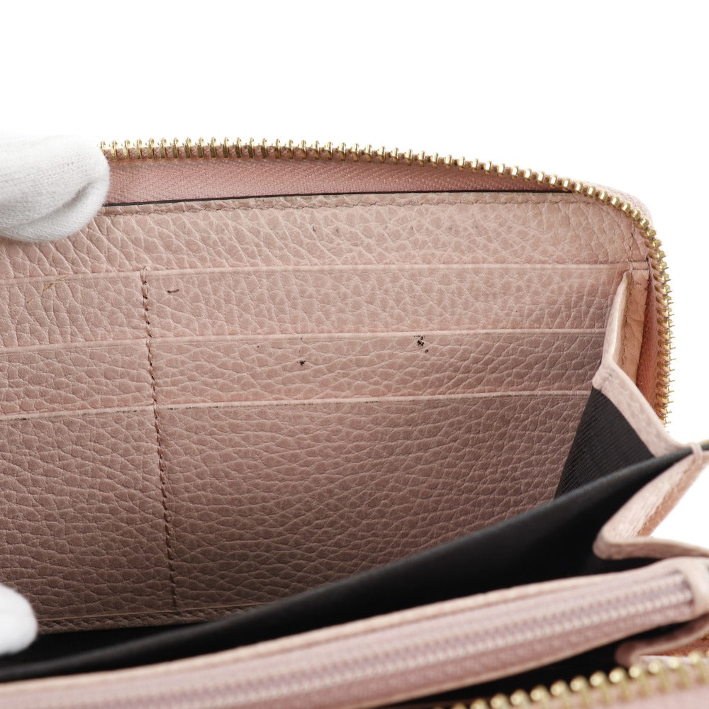 Gucci Pink Leather GG Marmont wallet accessories