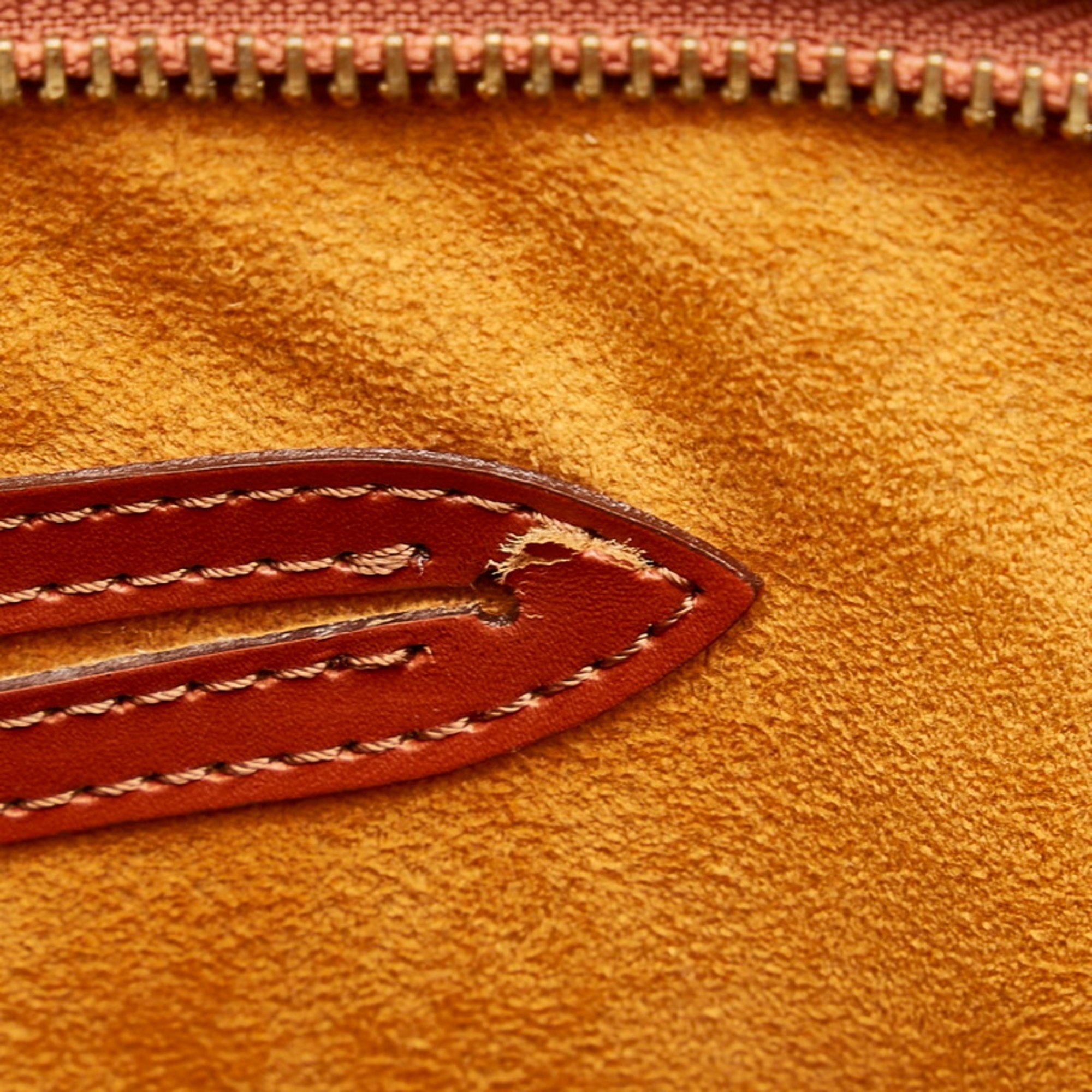 Louis Vuitton Brown Leather Saint Jacques shoulder bag