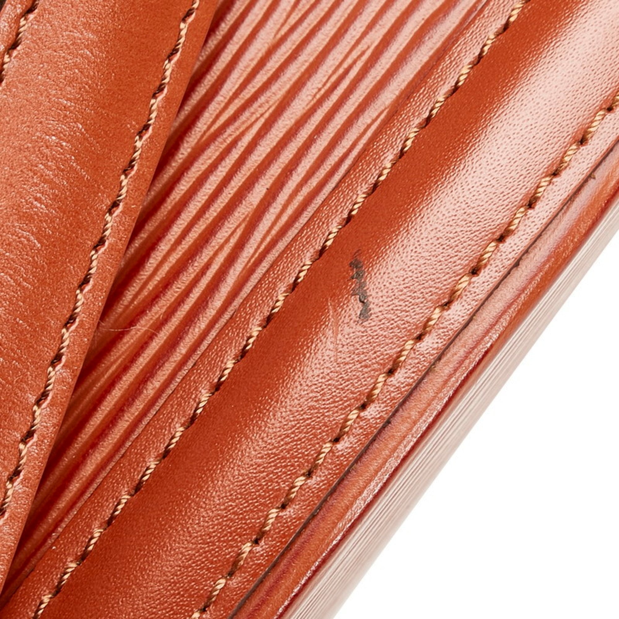 Louis Vuitton Brown Leather Saint Jacques shoulder bag