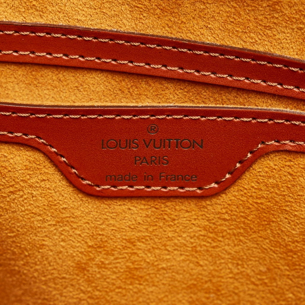 Louis Vuitton Brown Leather Saint Jacques shoulder bag