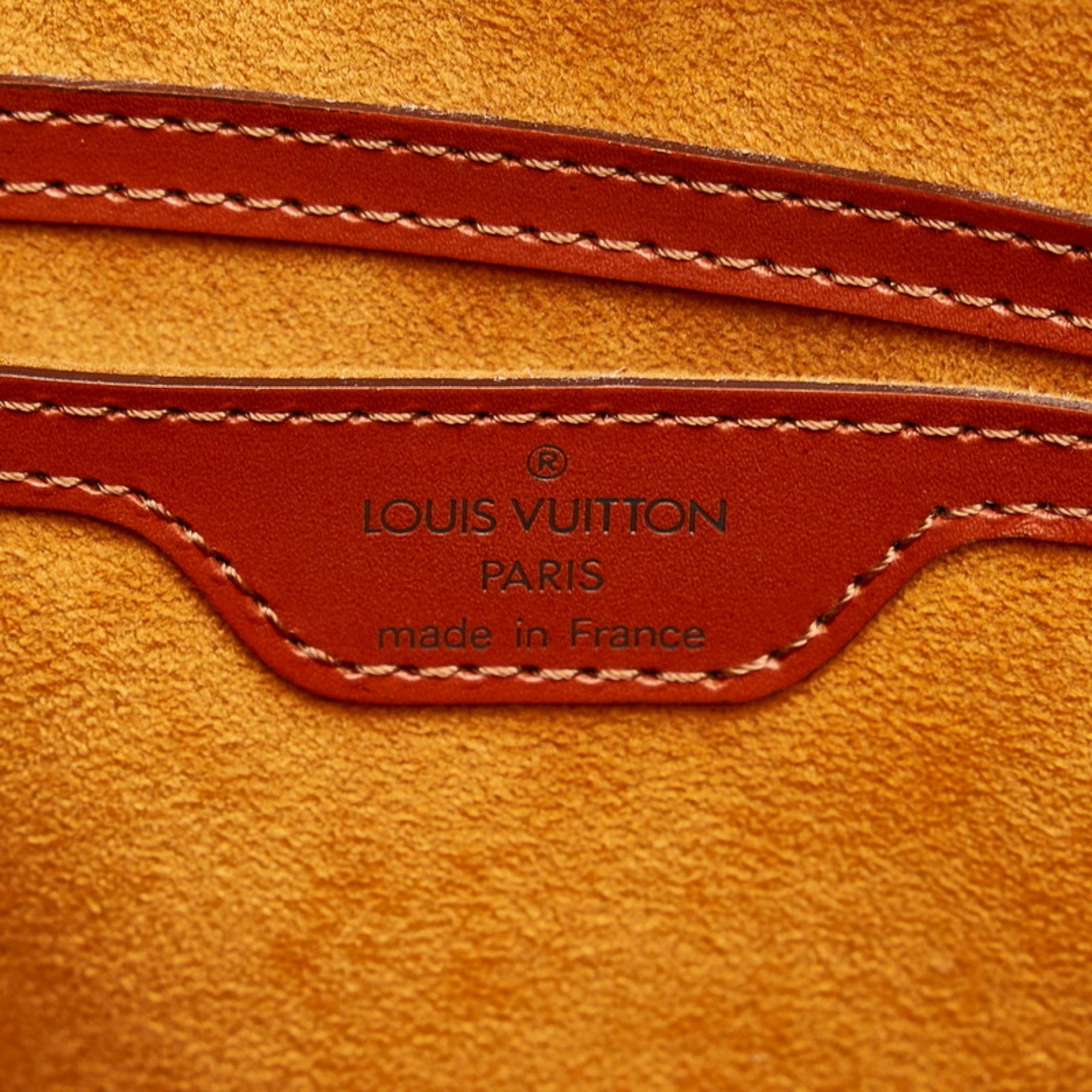 Louis Vuitton Brown Leather Saint Jacques shoulder bag