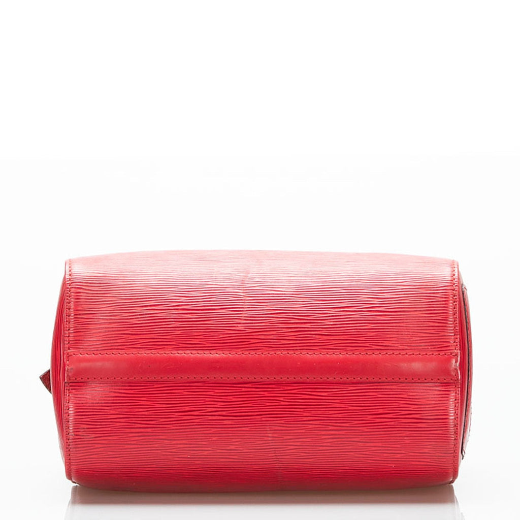 Louis Vuitton Red Leather Speedy 25 handbag bag