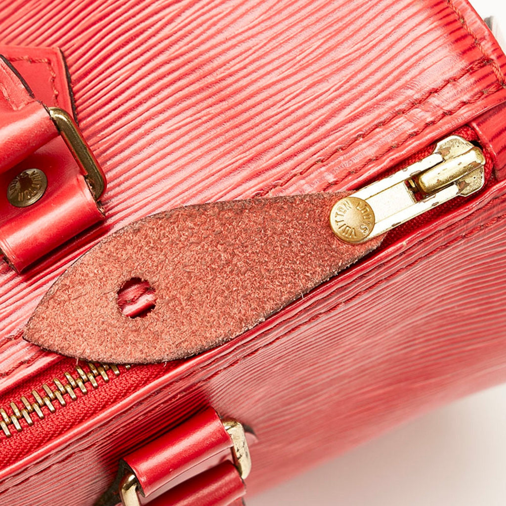 Louis Vuitton Red Leather Speedy 25 handbag bag