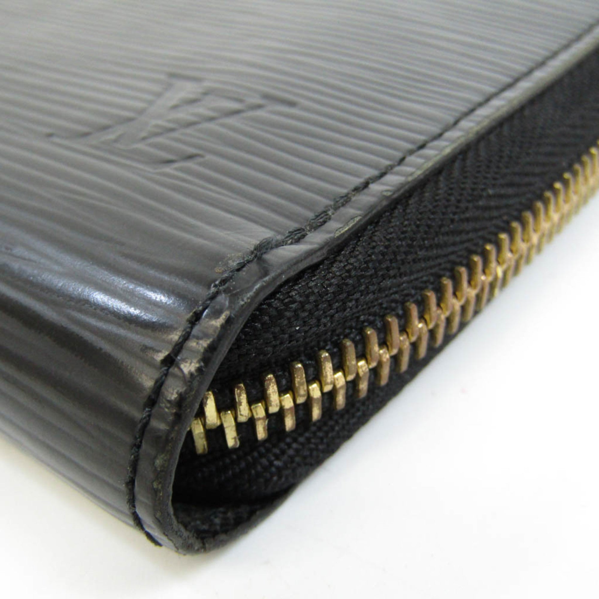 Louis Vuitton Black Leather Portefeuille zippy wallet accessories