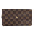 Louis Vuitton Brown Canvas Portefeuille Sarah wallet accessories