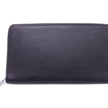 Louis Vuitton Black Leather Portefeuille zippy wallet accessories